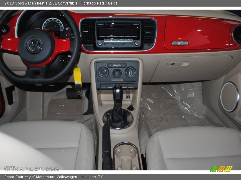 Tornado Red / Beige 2013 Volkswagen Beetle 2.5L Convertible