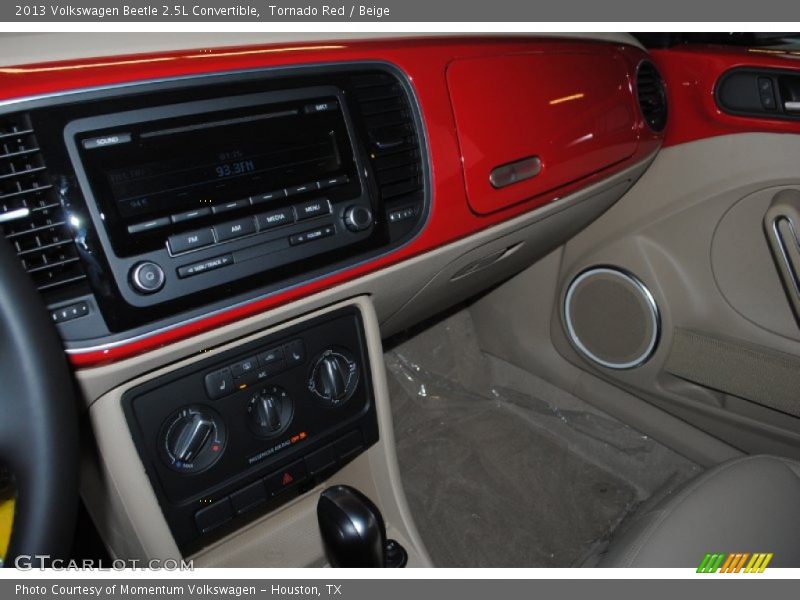 Tornado Red / Beige 2013 Volkswagen Beetle 2.5L Convertible