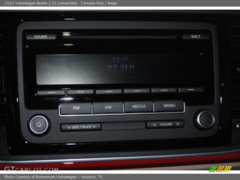 Tornado Red / Beige 2013 Volkswagen Beetle 2.5L Convertible