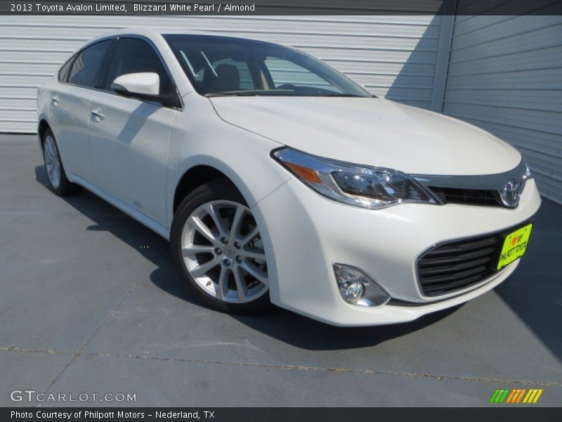 Blizzard White Pearl / Almond 2013 Toyota Avalon Limited