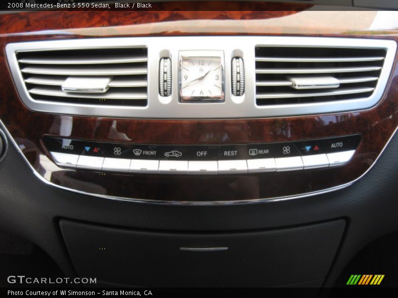 Black / Black 2008 Mercedes-Benz S 550 Sedan