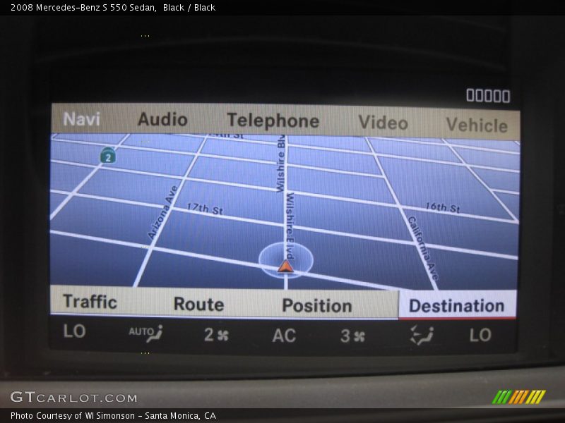 Black / Black 2008 Mercedes-Benz S 550 Sedan