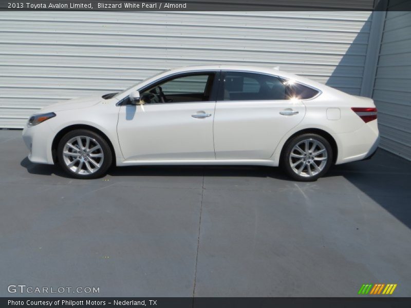 Blizzard White Pearl / Almond 2013 Toyota Avalon Limited