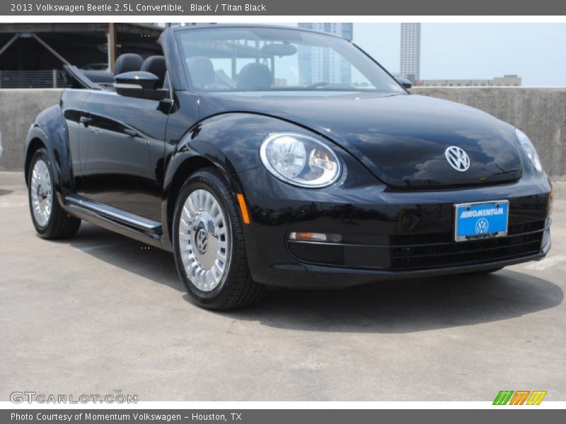 Black / Titan Black 2013 Volkswagen Beetle 2.5L Convertible