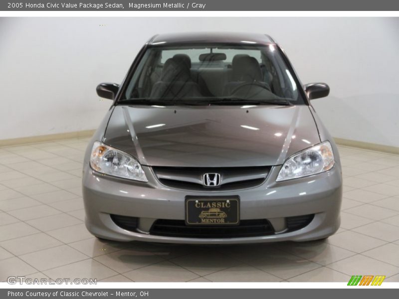 Magnesium Metallic / Gray 2005 Honda Civic Value Package Sedan