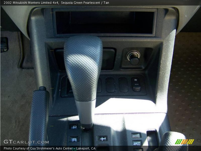 Sequoia Green Pearlescent / Tan 2002 Mitsubishi Montero Limited 4x4