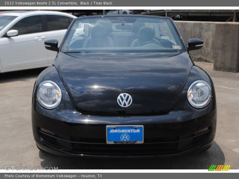 Black / Titan Black 2013 Volkswagen Beetle 2.5L Convertible