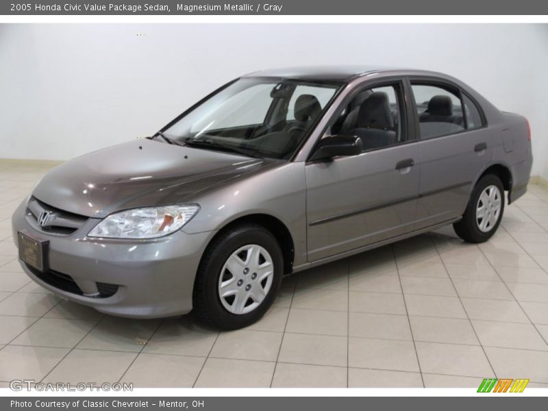 Magnesium Metallic / Gray 2005 Honda Civic Value Package Sedan