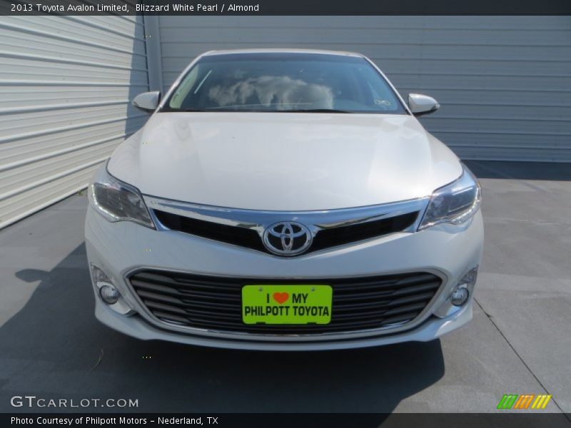 Blizzard White Pearl / Almond 2013 Toyota Avalon Limited