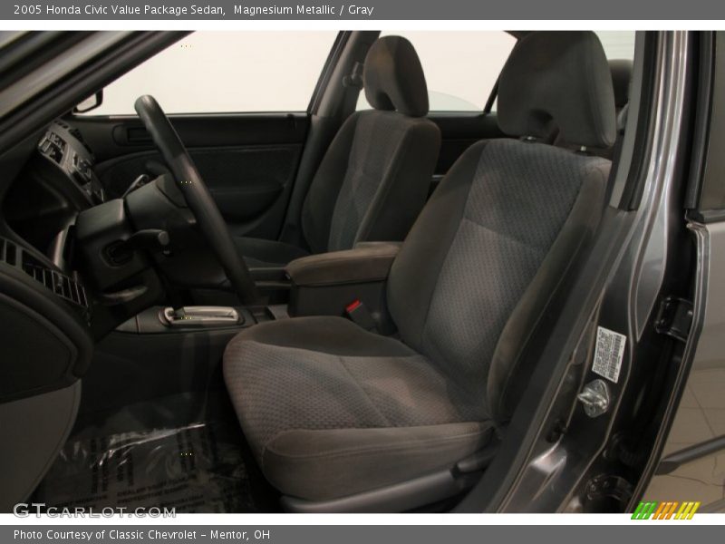 Magnesium Metallic / Gray 2005 Honda Civic Value Package Sedan