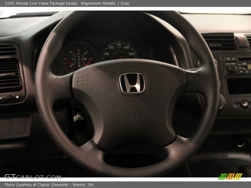 Magnesium Metallic / Gray 2005 Honda Civic Value Package Sedan