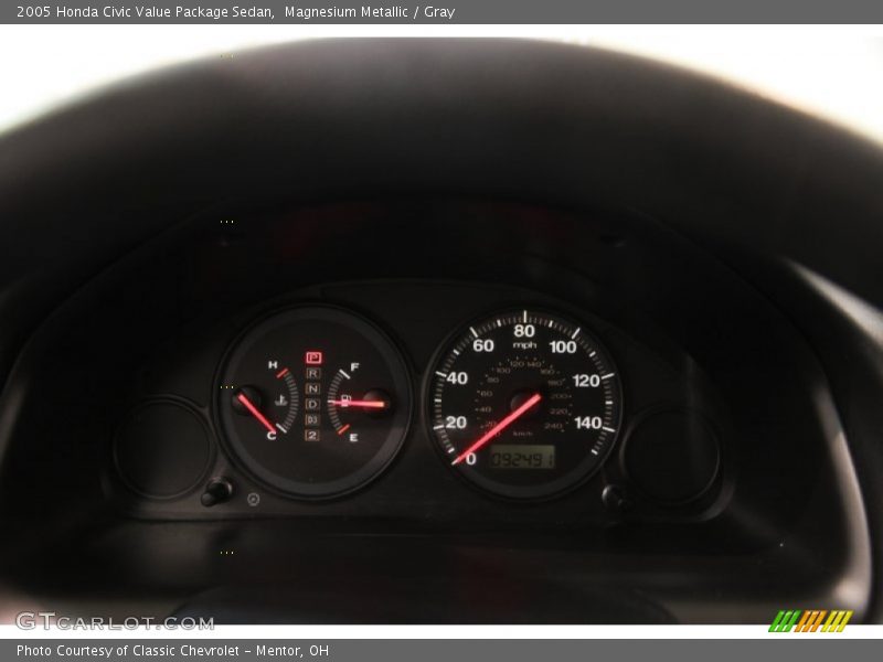 Magnesium Metallic / Gray 2005 Honda Civic Value Package Sedan