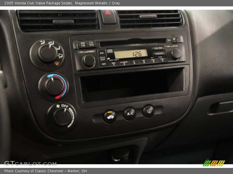 Magnesium Metallic / Gray 2005 Honda Civic Value Package Sedan
