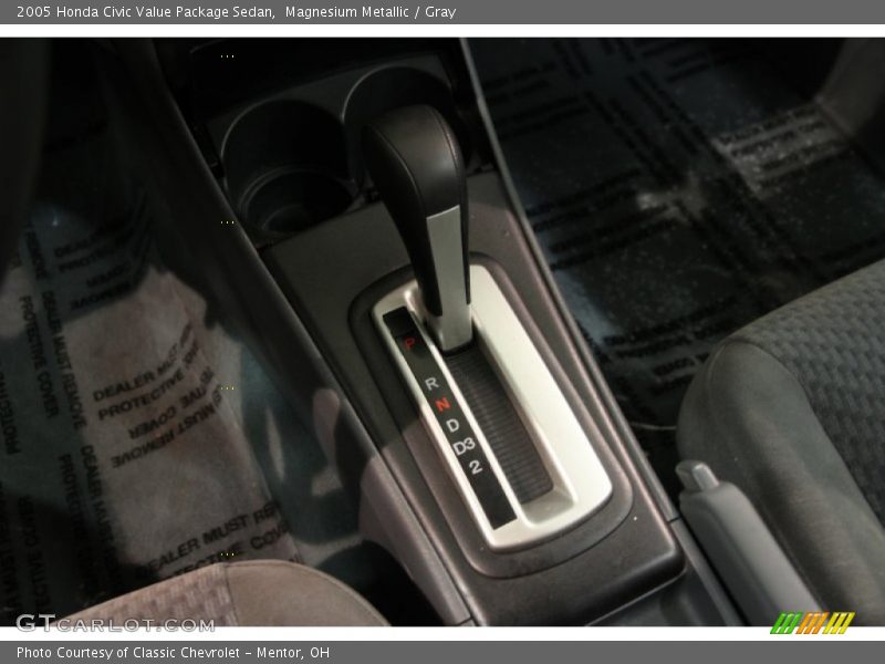 Magnesium Metallic / Gray 2005 Honda Civic Value Package Sedan