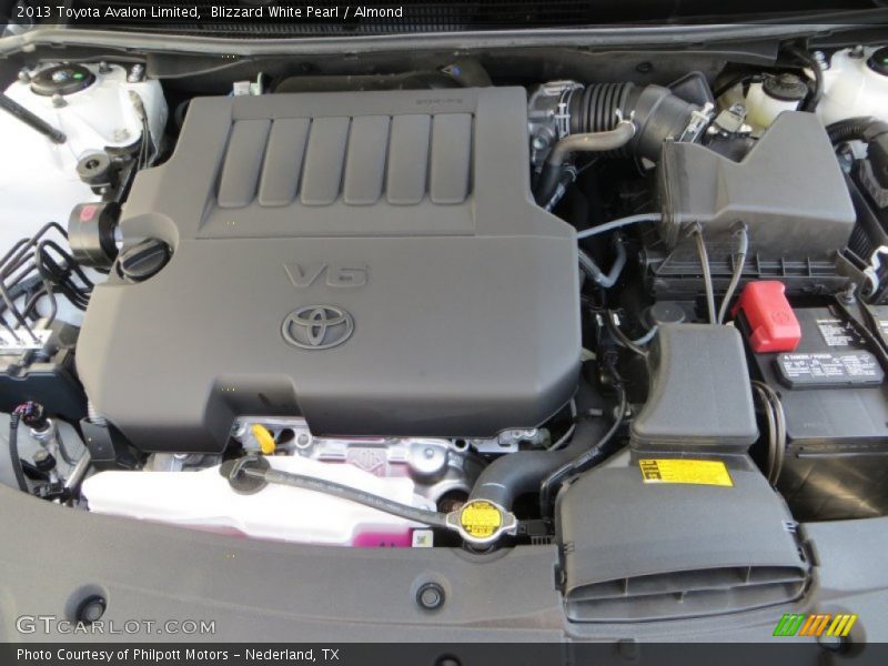 Blizzard White Pearl / Almond 2013 Toyota Avalon Limited
