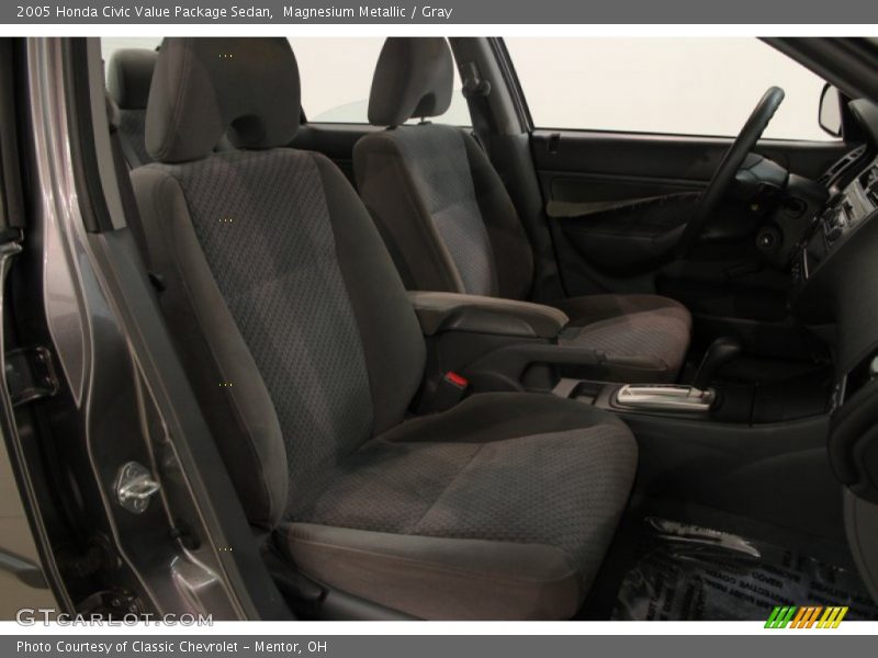 Magnesium Metallic / Gray 2005 Honda Civic Value Package Sedan