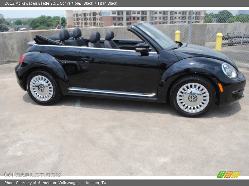 Black / Titan Black 2013 Volkswagen Beetle 2.5L Convertible