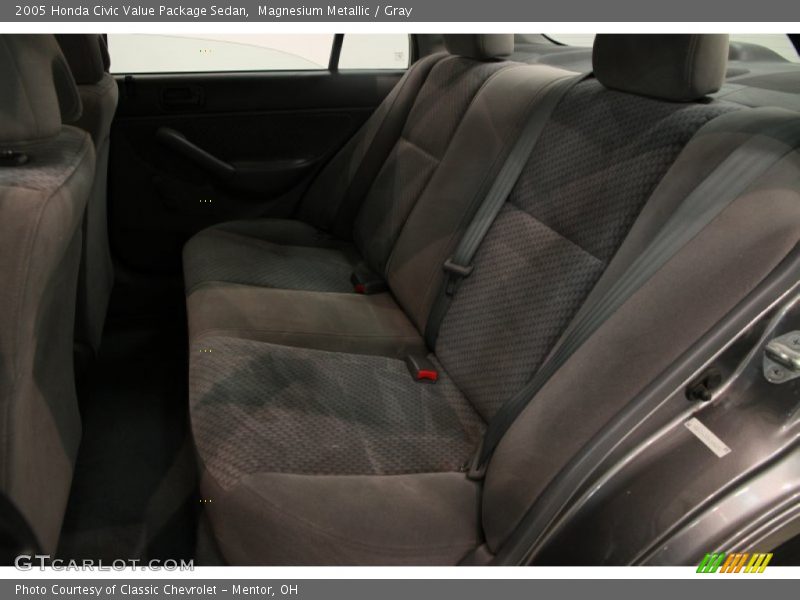 Magnesium Metallic / Gray 2005 Honda Civic Value Package Sedan