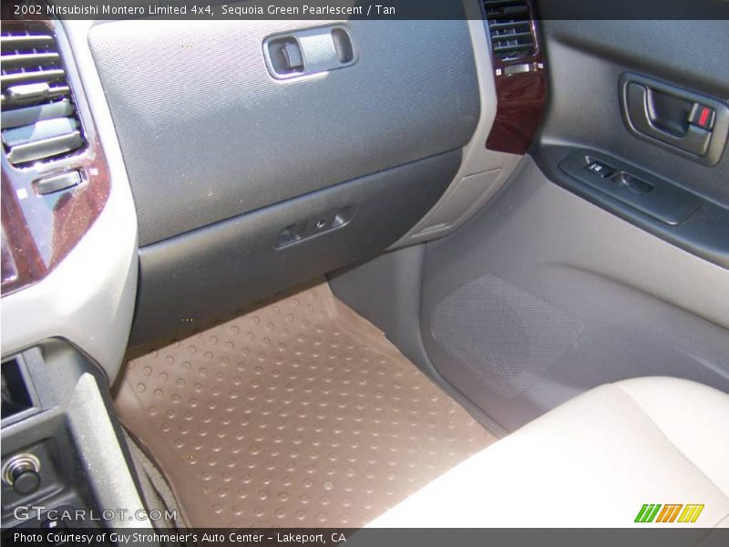 Sequoia Green Pearlescent / Tan 2002 Mitsubishi Montero Limited 4x4