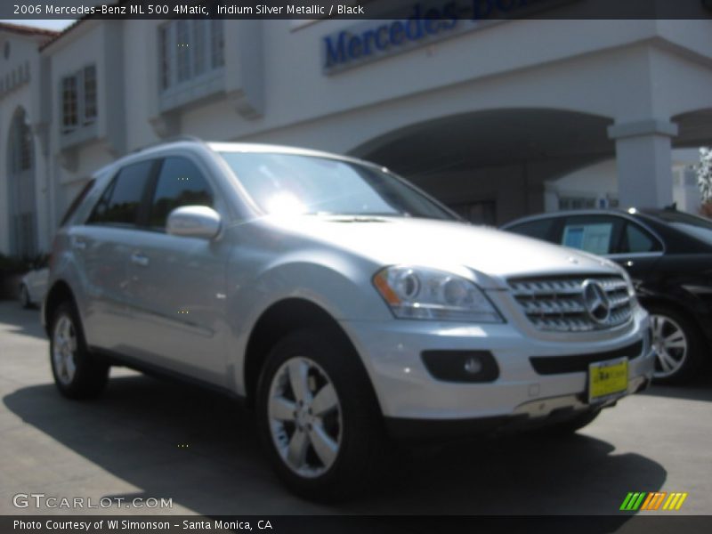 Iridium Silver Metallic / Black 2006 Mercedes-Benz ML 500 4Matic