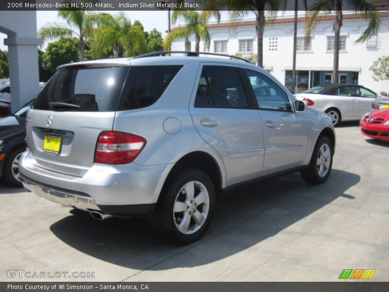 Iridium Silver Metallic / Black 2006 Mercedes-Benz ML 500 4Matic