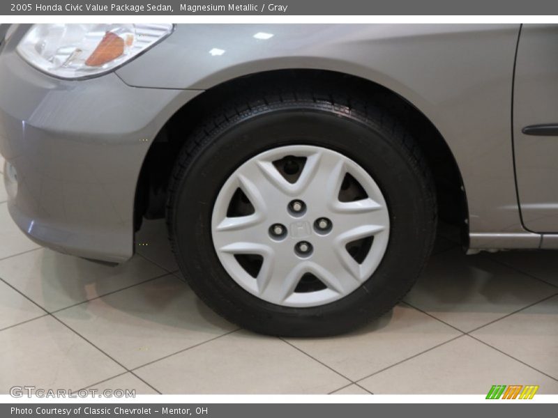 Magnesium Metallic / Gray 2005 Honda Civic Value Package Sedan