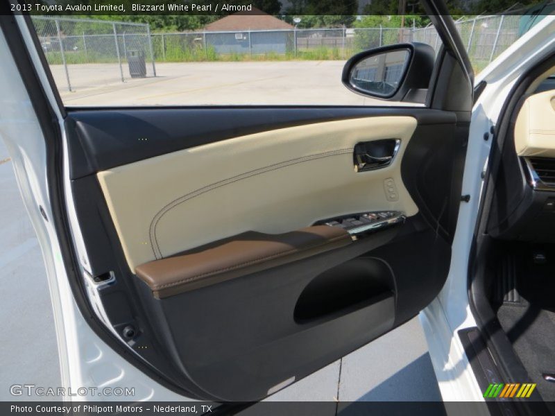 Blizzard White Pearl / Almond 2013 Toyota Avalon Limited