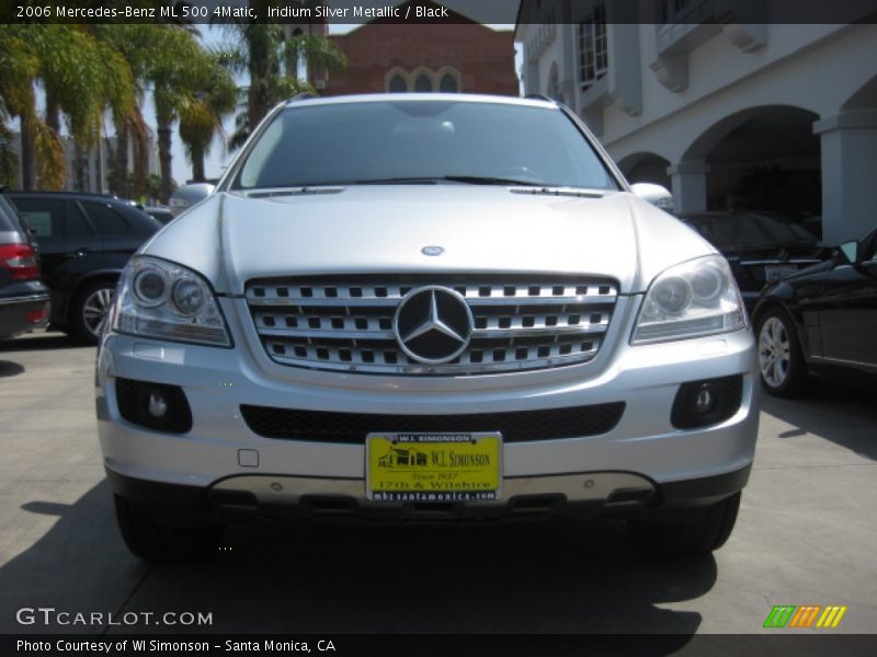 Iridium Silver Metallic / Black 2006 Mercedes-Benz ML 500 4Matic