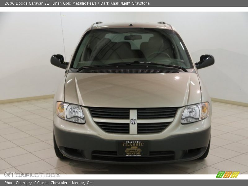 Linen Gold Metallic Pearl / Dark Khaki/Light Graystone 2006 Dodge Caravan SE