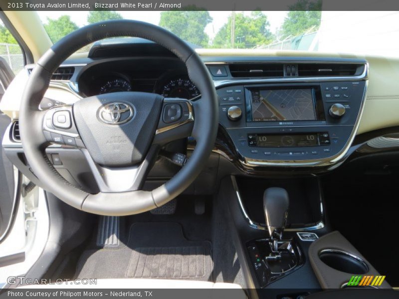 Blizzard White Pearl / Almond 2013 Toyota Avalon Limited