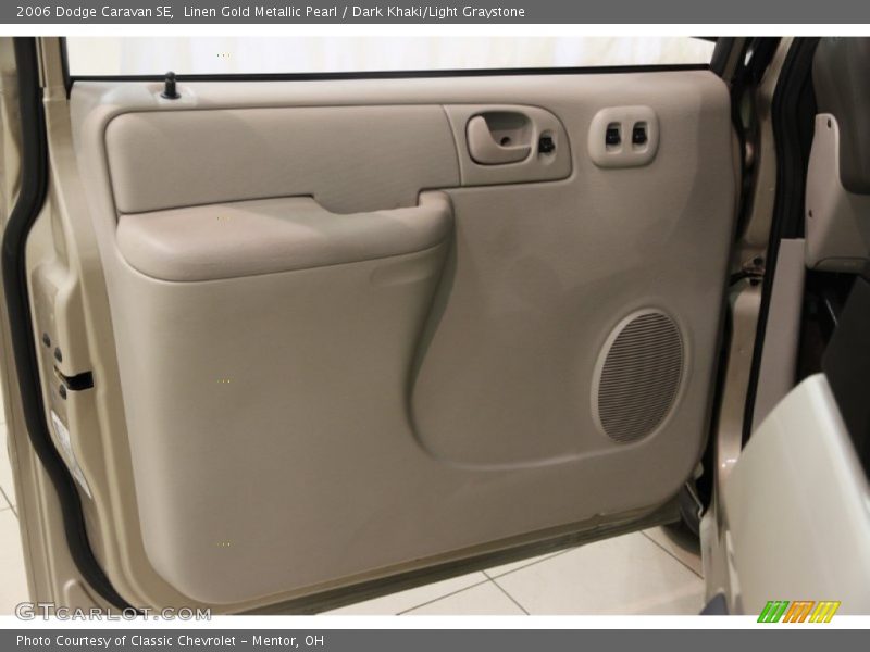 Linen Gold Metallic Pearl / Dark Khaki/Light Graystone 2006 Dodge Caravan SE