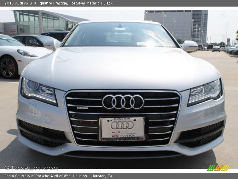 Ice Silver Metallic / Black 2013 Audi A7 3.0T quattro Prestige