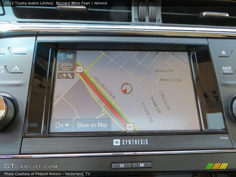 Blizzard White Pearl / Almond 2013 Toyota Avalon Limited