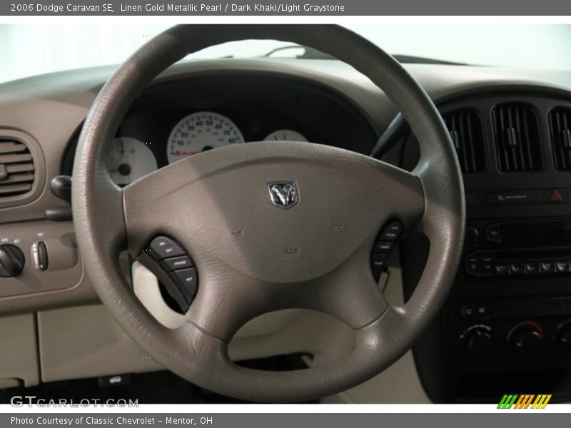 Linen Gold Metallic Pearl / Dark Khaki/Light Graystone 2006 Dodge Caravan SE