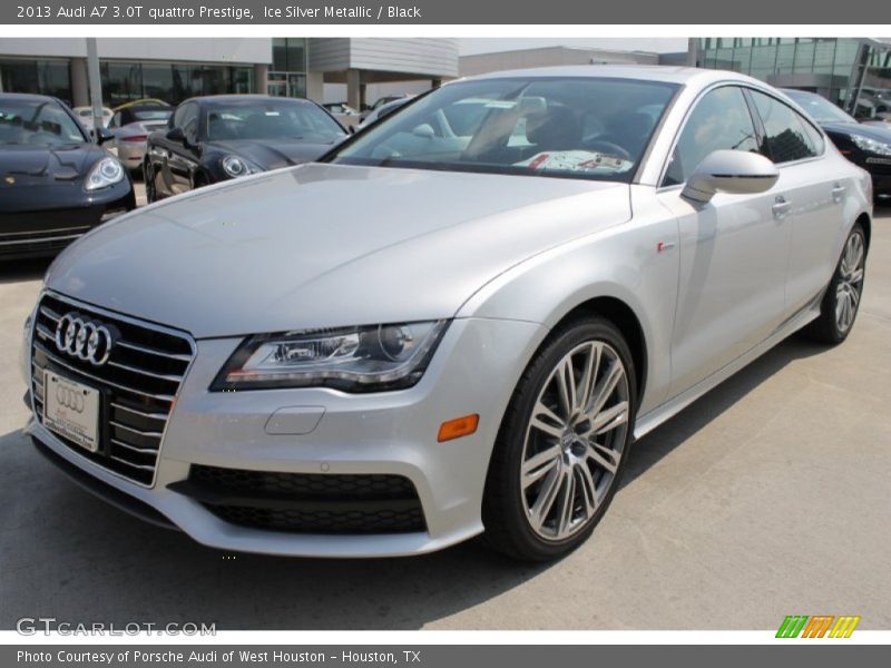 Ice Silver Metallic / Black 2013 Audi A7 3.0T quattro Prestige