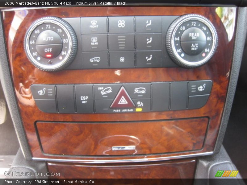 Iridium Silver Metallic / Black 2006 Mercedes-Benz ML 500 4Matic