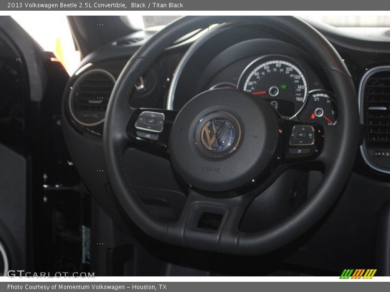 Black / Titan Black 2013 Volkswagen Beetle 2.5L Convertible