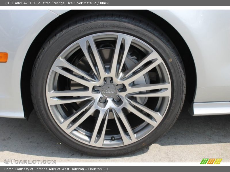 Ice Silver Metallic / Black 2013 Audi A7 3.0T quattro Prestige