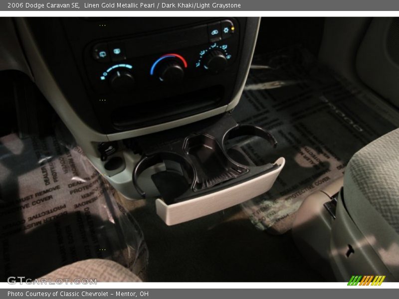 Linen Gold Metallic Pearl / Dark Khaki/Light Graystone 2006 Dodge Caravan SE