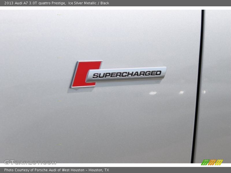Ice Silver Metallic / Black 2013 Audi A7 3.0T quattro Prestige