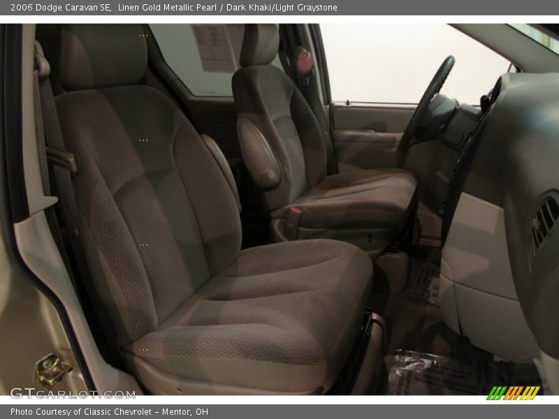Linen Gold Metallic Pearl / Dark Khaki/Light Graystone 2006 Dodge Caravan SE