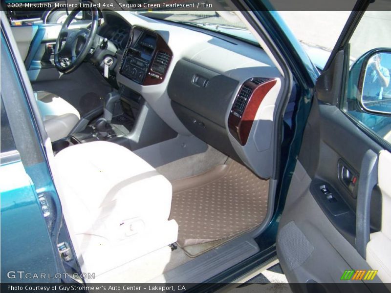 Sequoia Green Pearlescent / Tan 2002 Mitsubishi Montero Limited 4x4