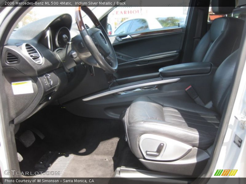Iridium Silver Metallic / Black 2006 Mercedes-Benz ML 500 4Matic