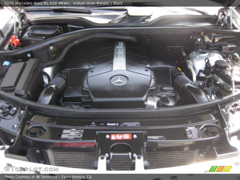 Iridium Silver Metallic / Black 2006 Mercedes-Benz ML 500 4Matic