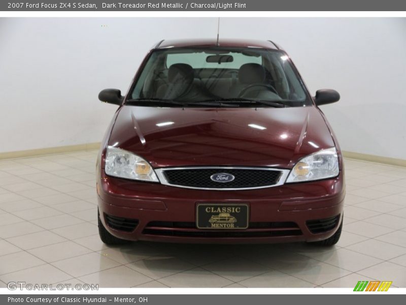 Dark Toreador Red Metallic / Charcoal/Light Flint 2007 Ford Focus ZX4 S Sedan