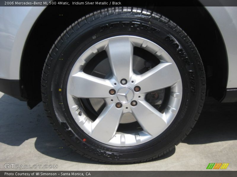 Iridium Silver Metallic / Black 2006 Mercedes-Benz ML 500 4Matic