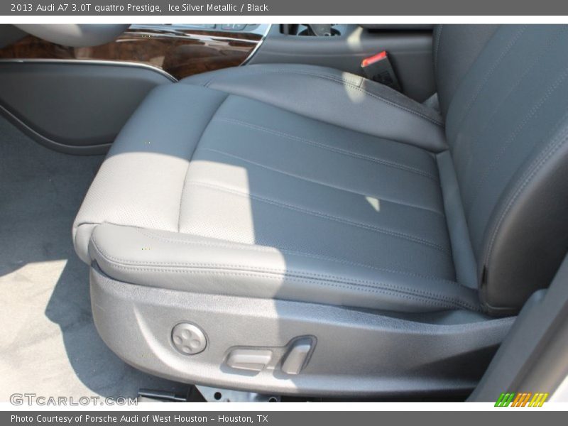 Ice Silver Metallic / Black 2013 Audi A7 3.0T quattro Prestige