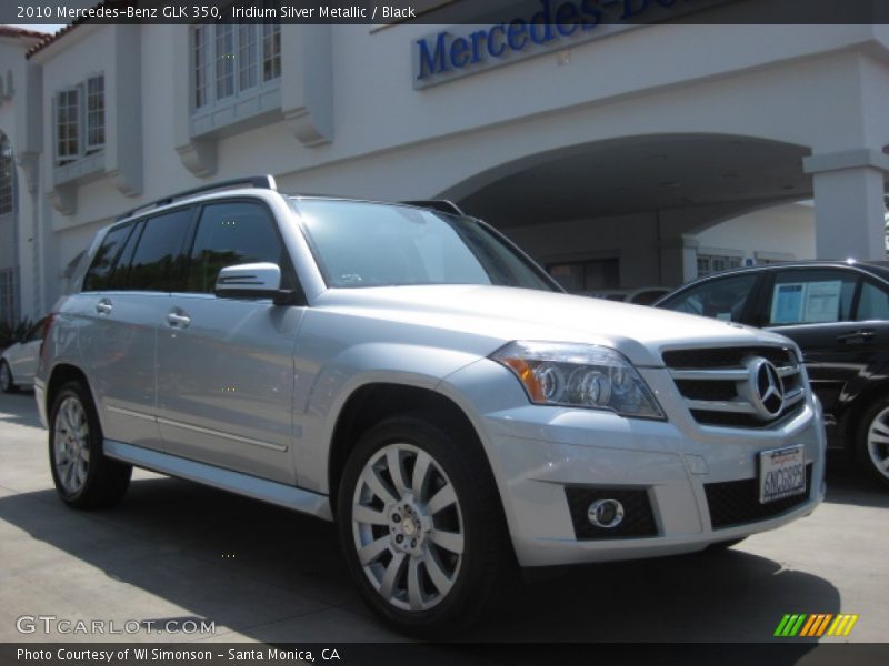 Iridium Silver Metallic / Black 2010 Mercedes-Benz GLK 350