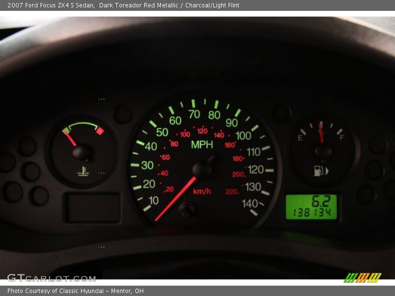 Dark Toreador Red Metallic / Charcoal/Light Flint 2007 Ford Focus ZX4 S Sedan