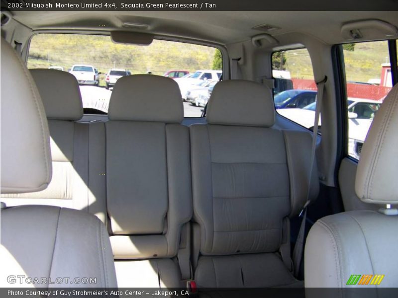 Sequoia Green Pearlescent / Tan 2002 Mitsubishi Montero Limited 4x4